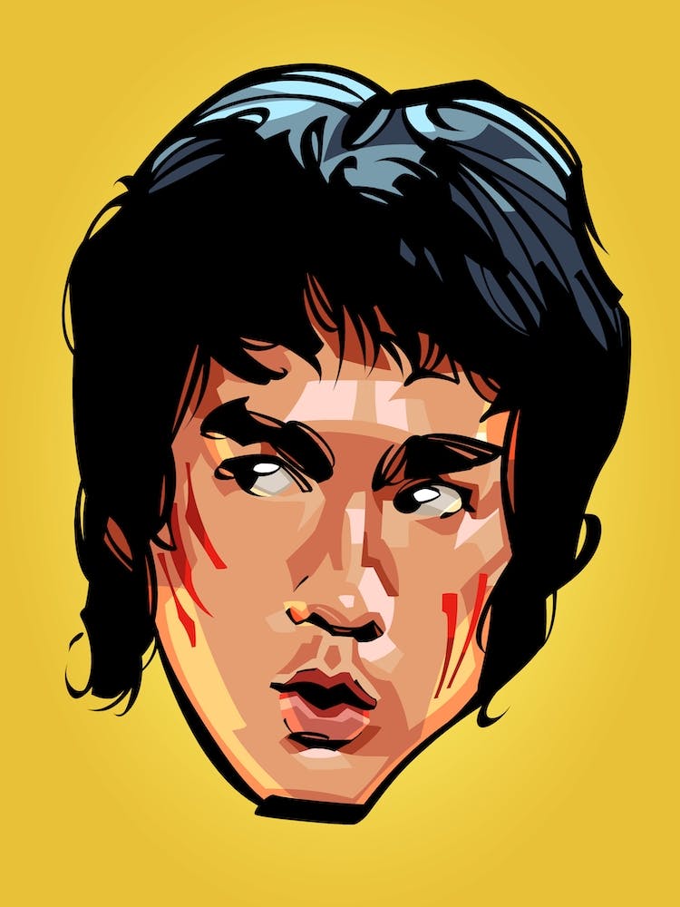 Bruce Lee Head