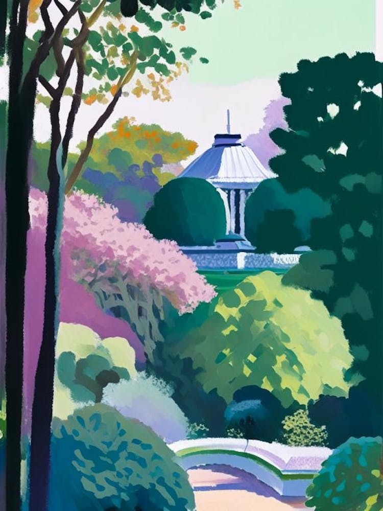 Shinjuku Gyoen National Garden, 1, Japan Abstract Still Life