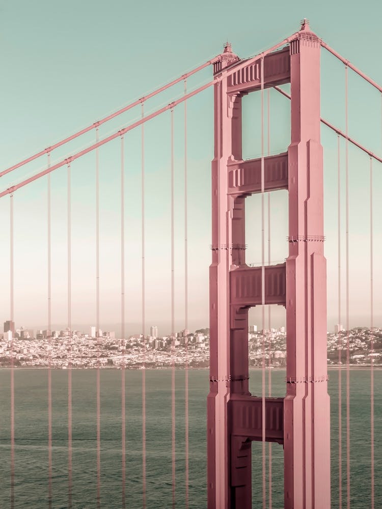 Golden Gate Bridge Urban Vintage Style
