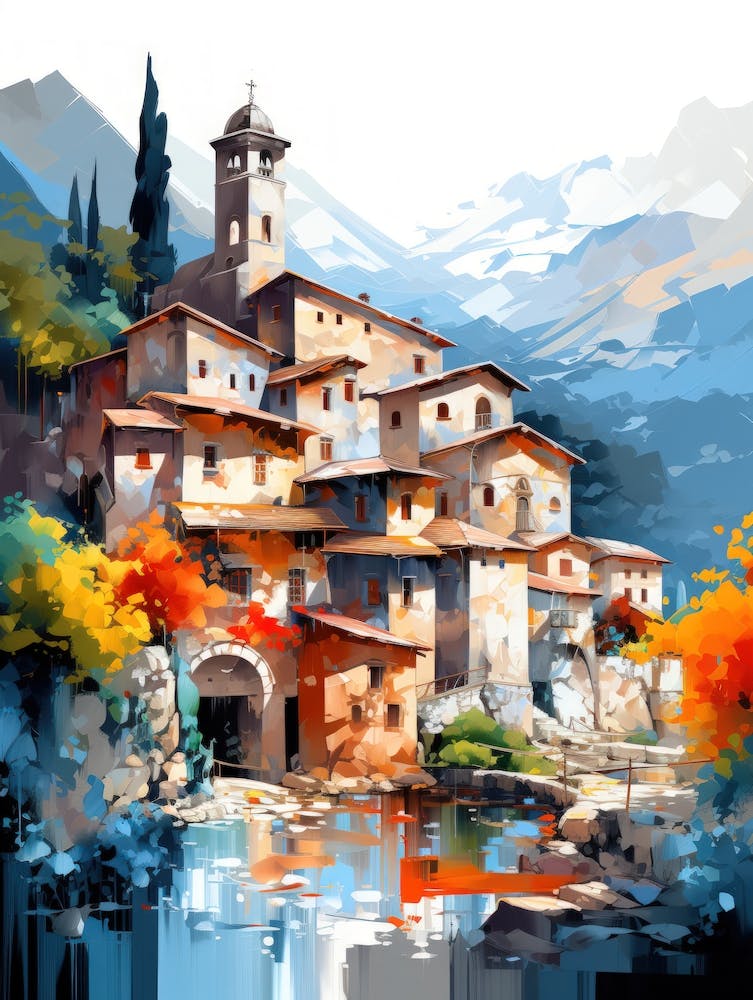 Village In The Mountains