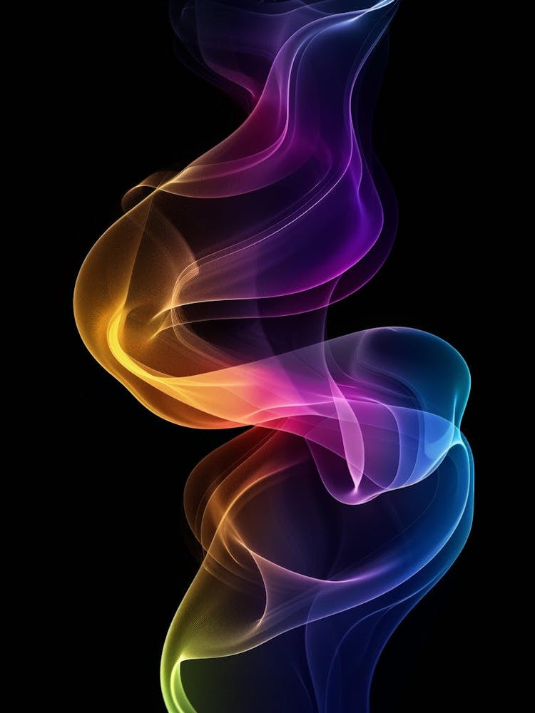 Abstract Colorful Smoke