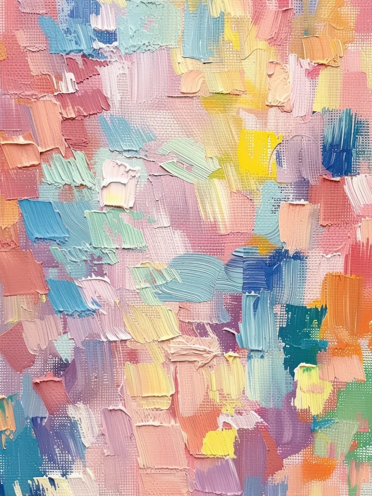 Pastels Impasto Brush Strokes 5