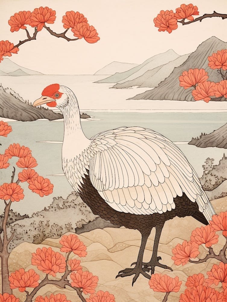 Vogelillustration Truthahn 4
