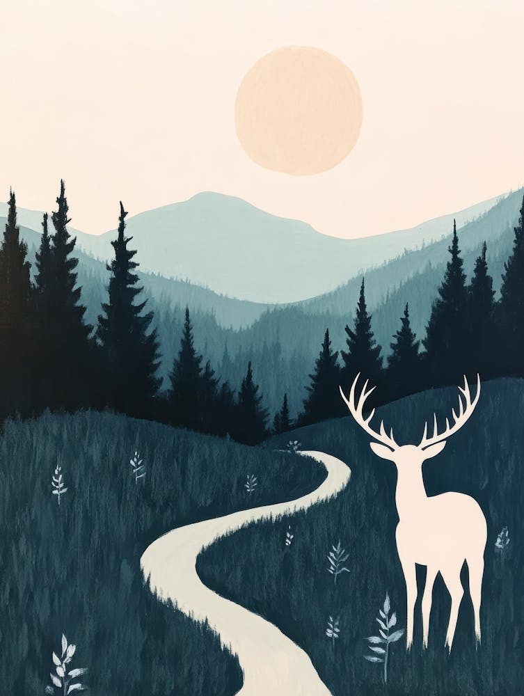 Deer In The Woods 20