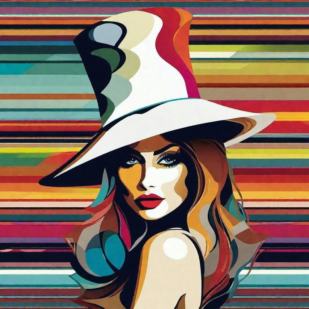 Woman In A Hat 4