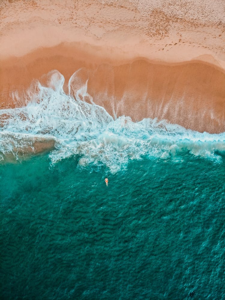 Portugal Drone | Floating in the Atlantic Ocean Aerial photography