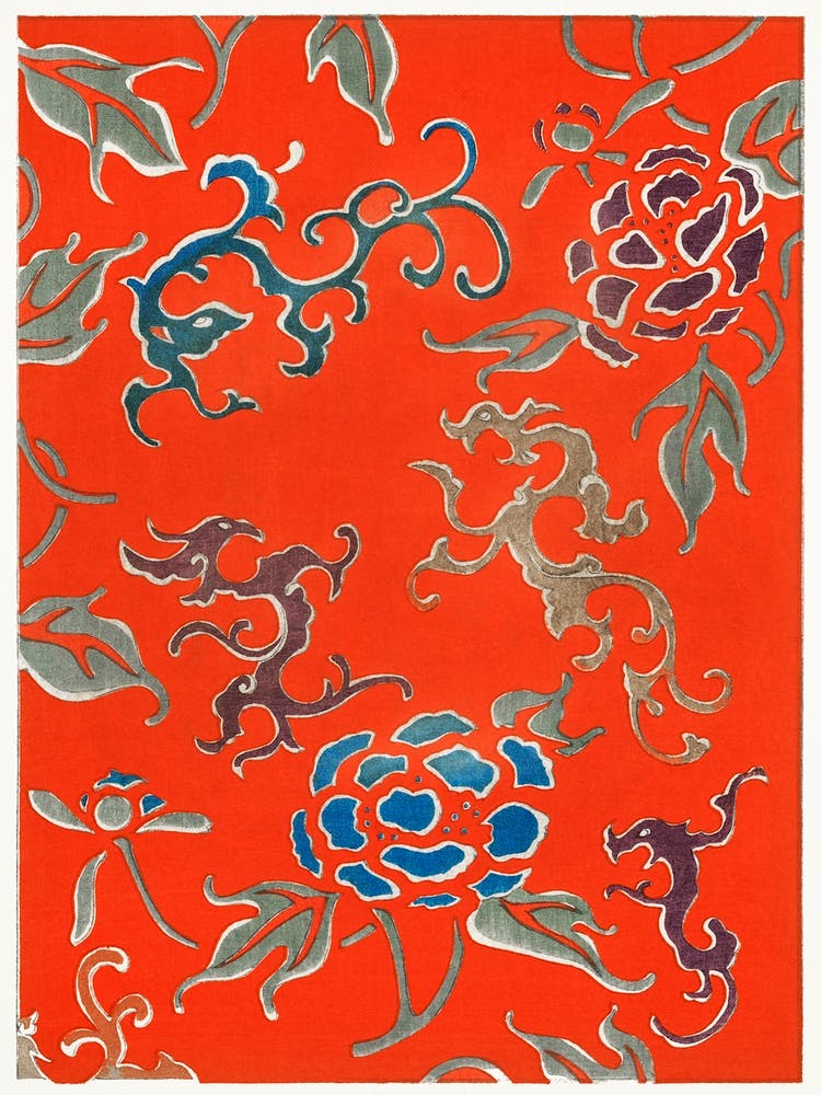 Floral Pattern, Shin Bijutsukai