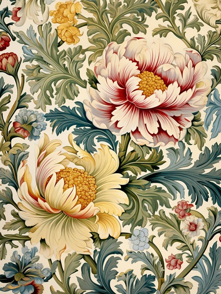 Victorian Floral Wallpaper 5