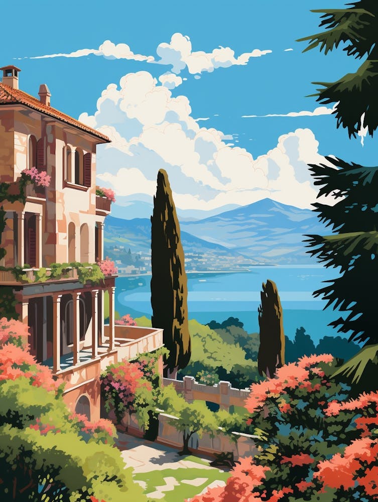 Villa Carlotta Italy  Illustration 3