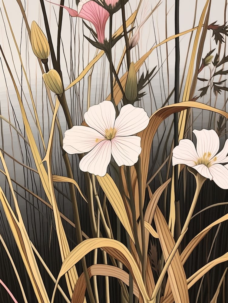 Flower Illustration Flax Flower Flower 4