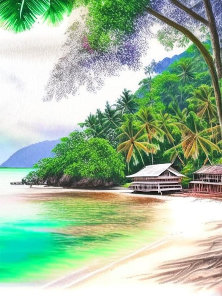Koh Chang Thailand Soft Colours Tropical Destination