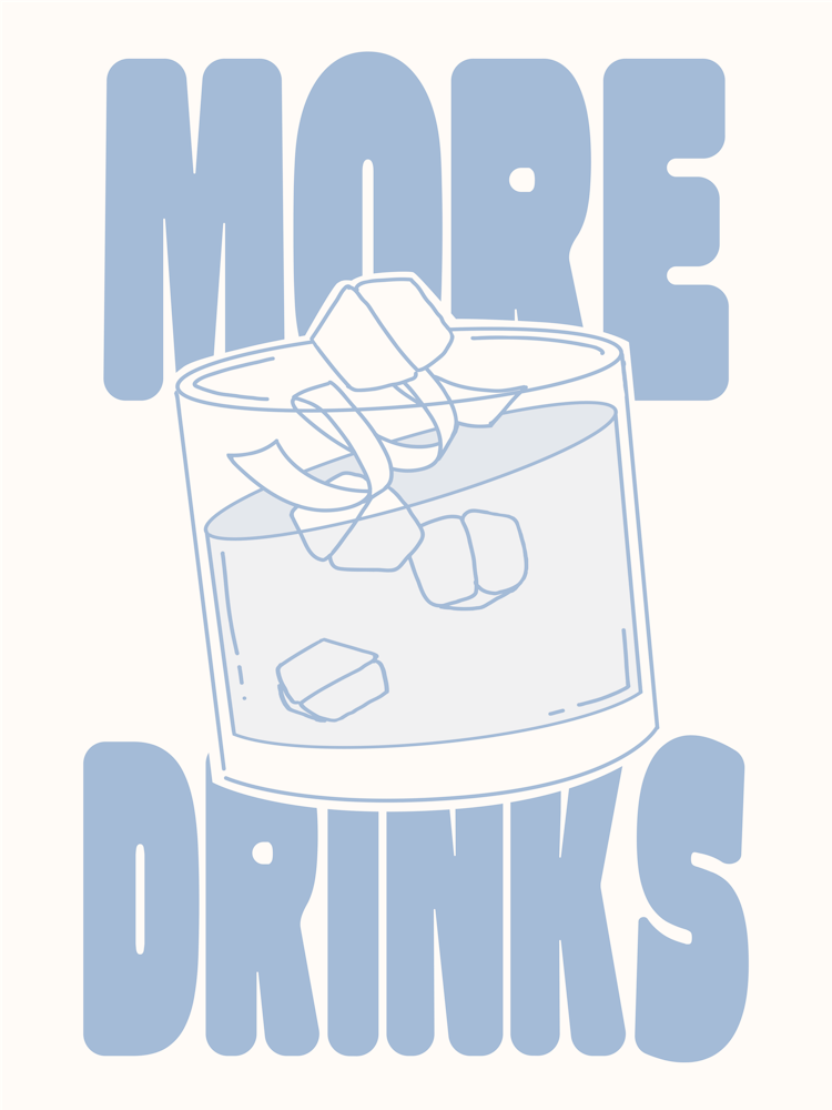 MORE DRINKS - Lightblue