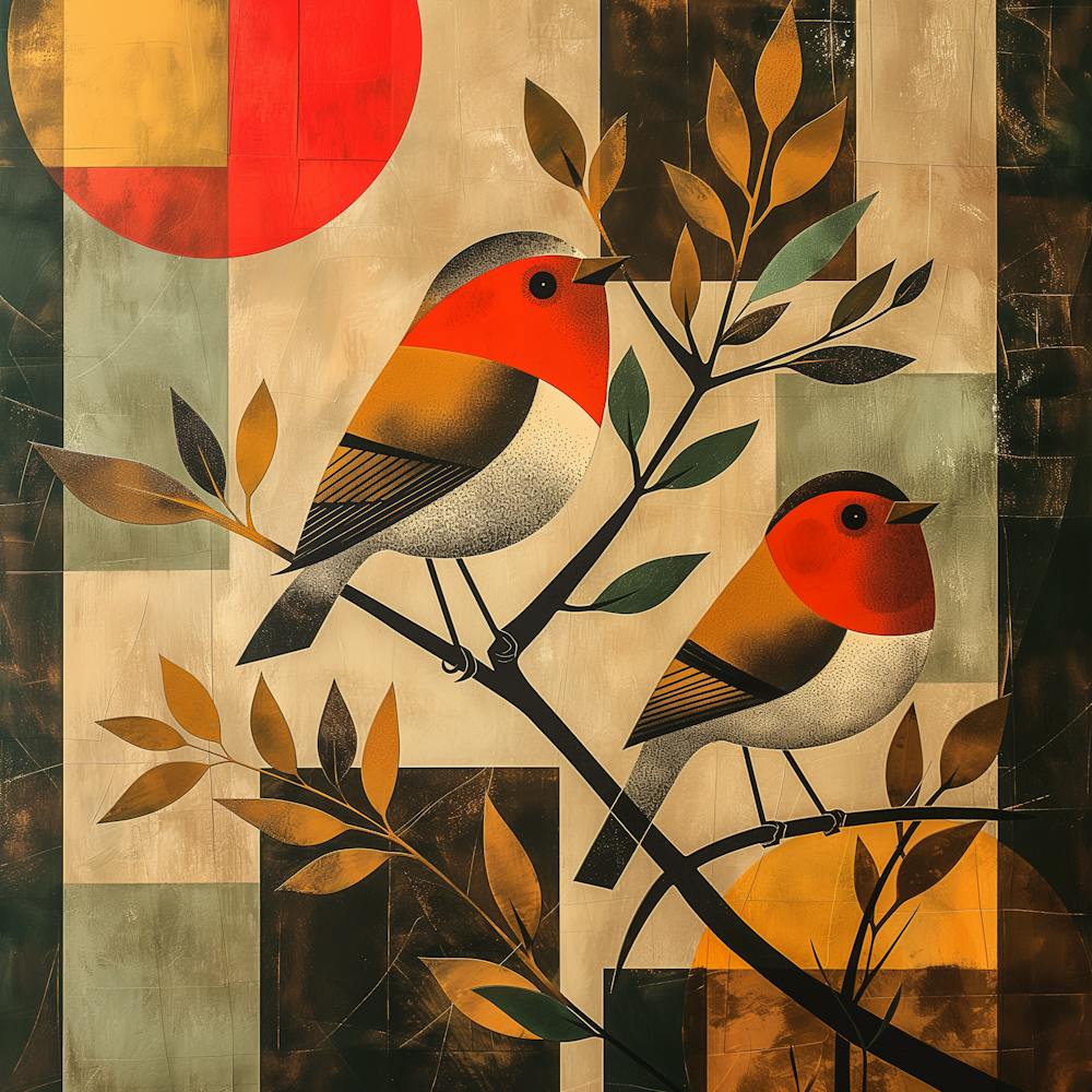 Birds On A Branch