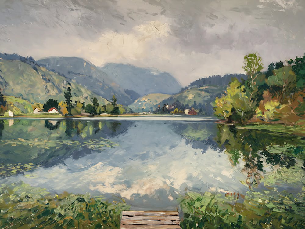 Lake In The Mountains 5