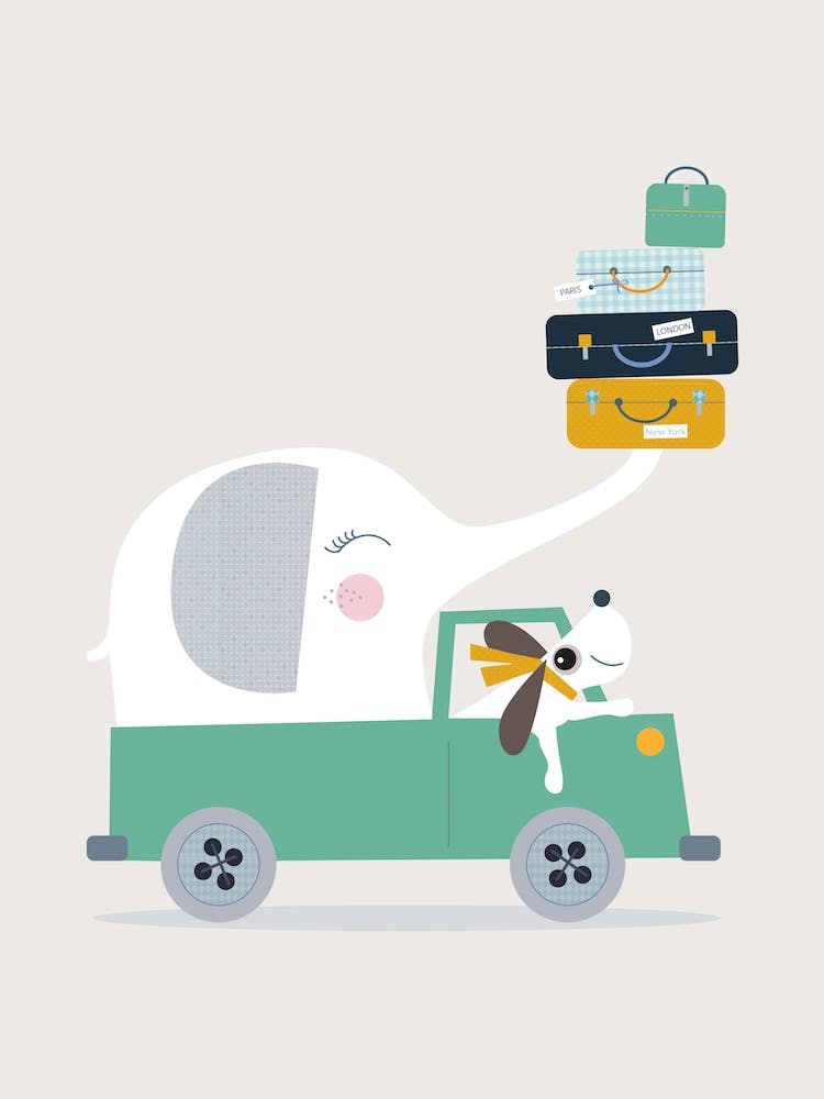 Elephant And Dog Go Wild