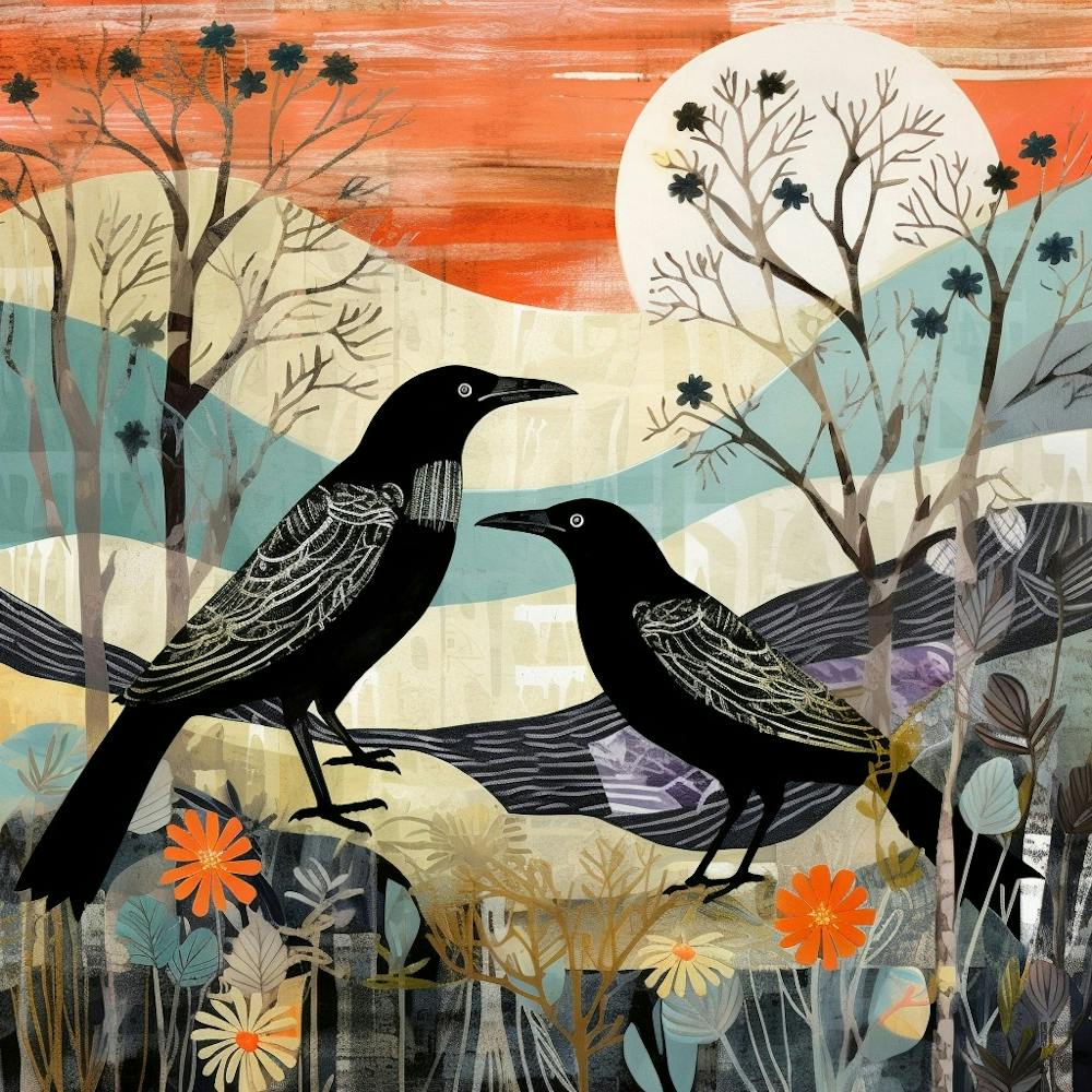 Bird In Nature Crow 4