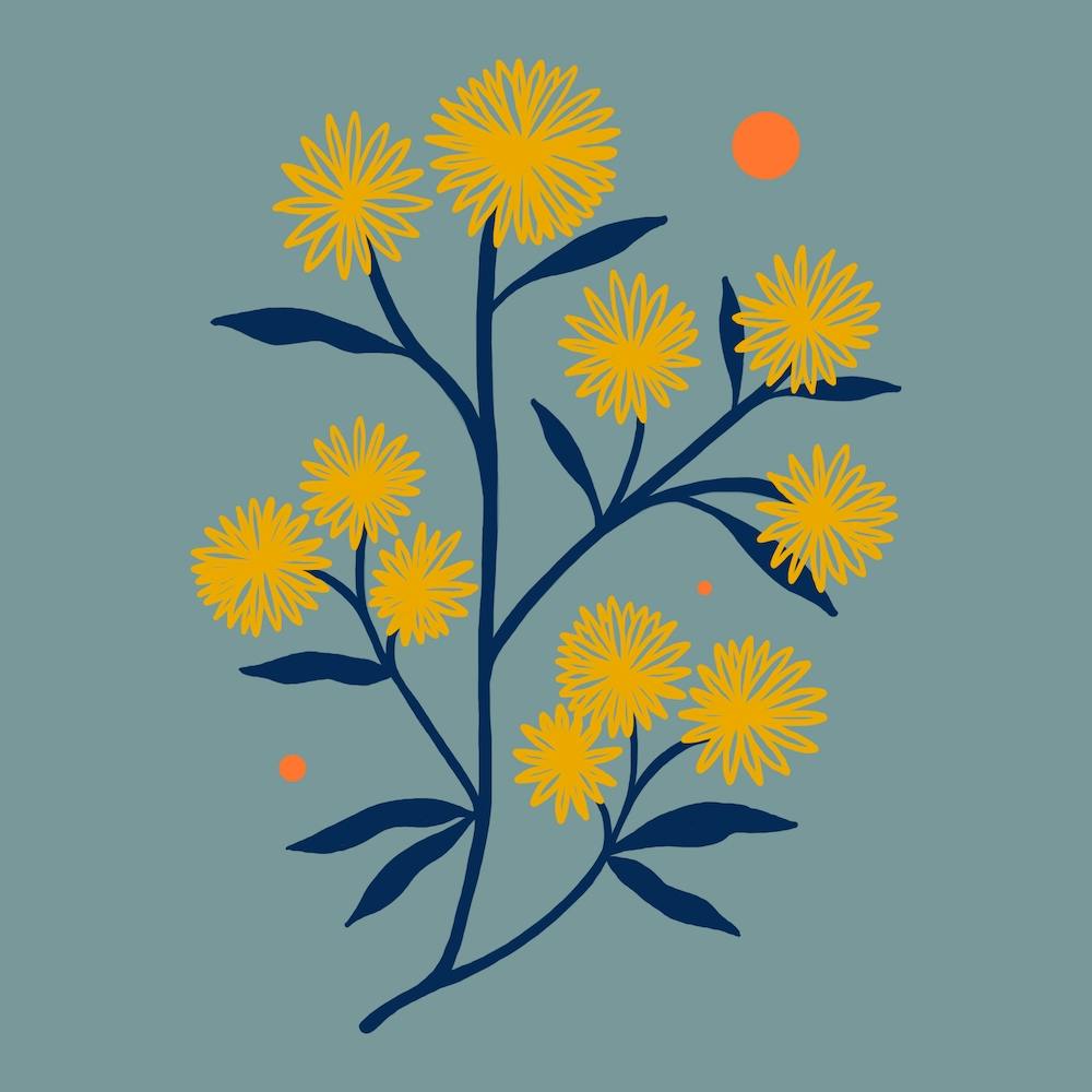 Medicinal Bloom Square