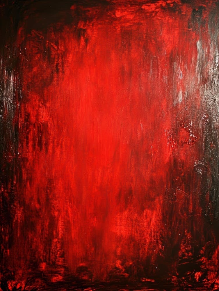 Abstract Red Painting 4