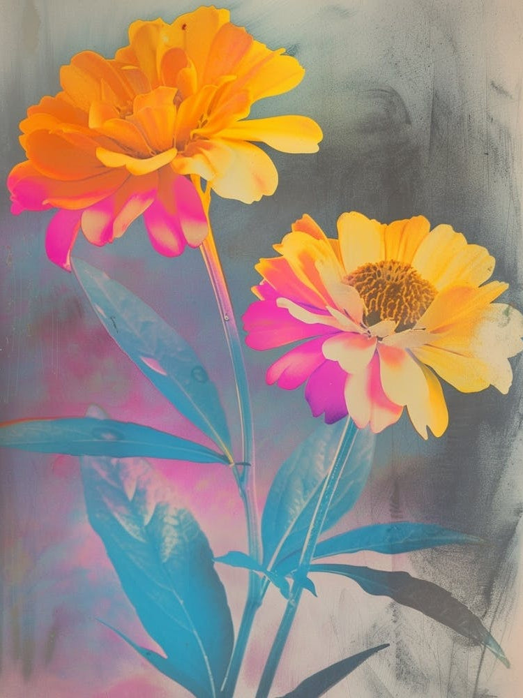 Iridescent Flower Marigold 3