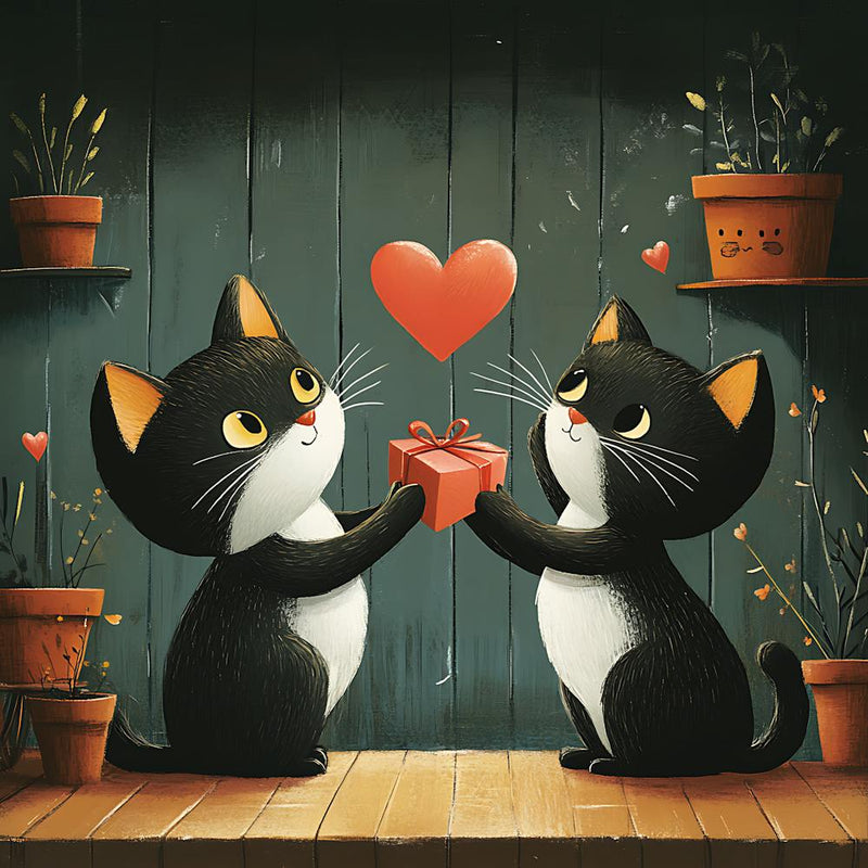 Charming Cats Exchange Heart 9