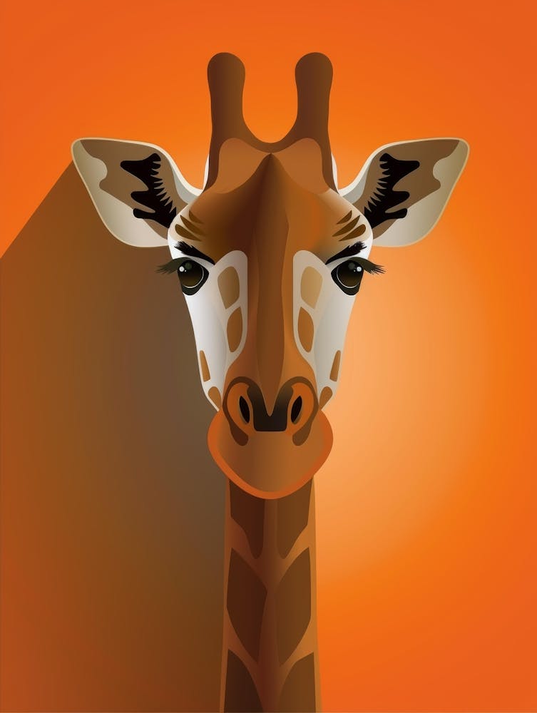 Giraffe Head 1