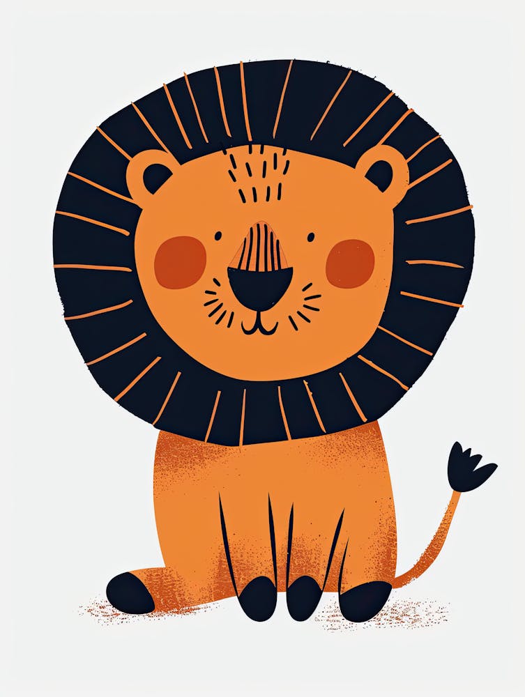 Little Lion Explorer Children Prints & Kids Posters