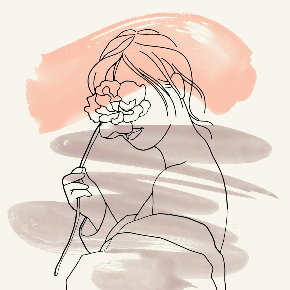 Modern Woman Line Art 30x30 1