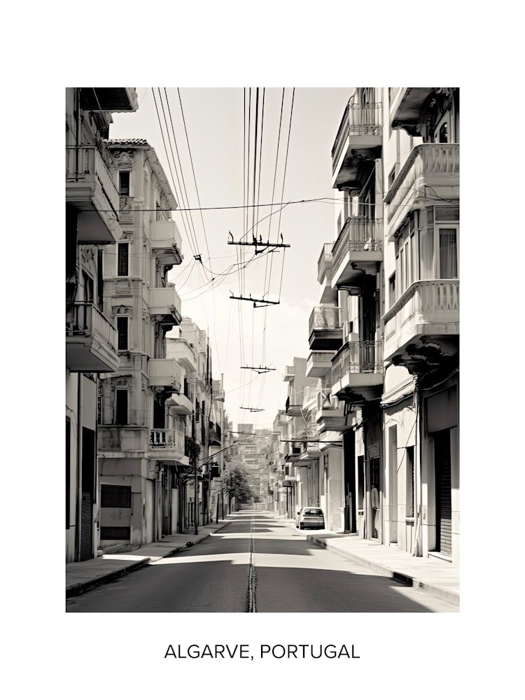 Poster Of Athens, Greece, Photography In Black And White 3