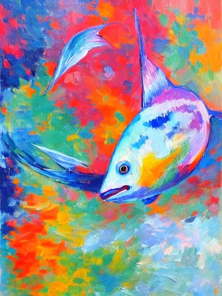 Unicornfish II Matisse Inspired
