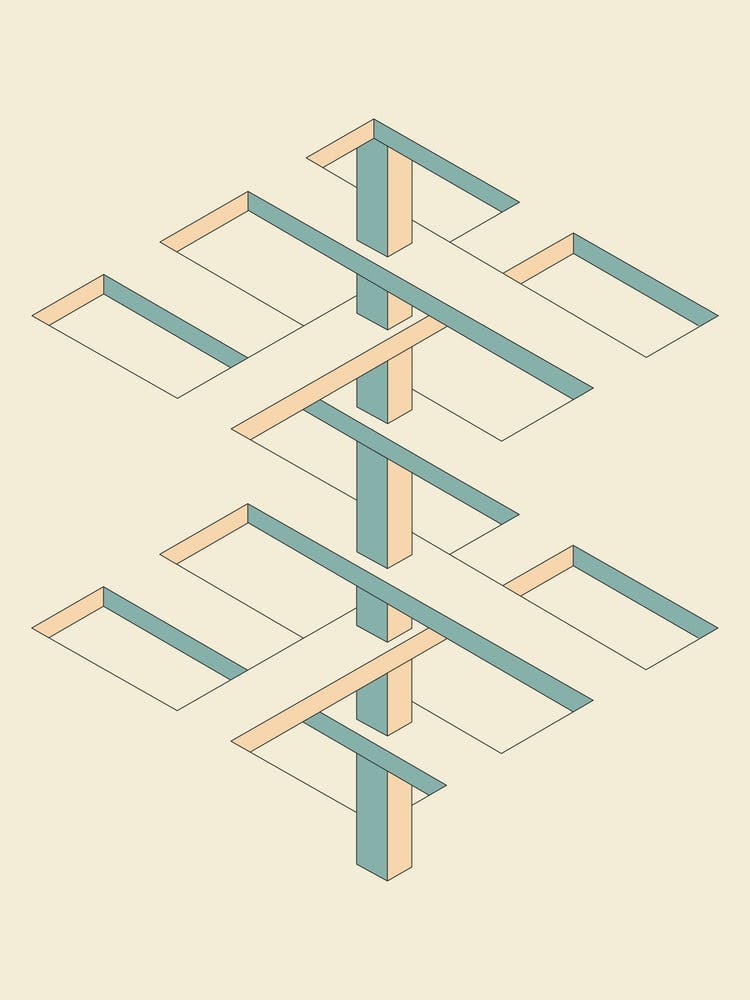 Unsupported Impossible Object Abstract Minimal