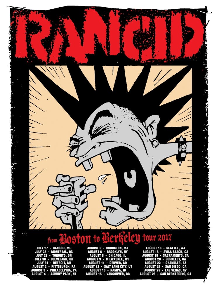 Rancid Tour Poster
