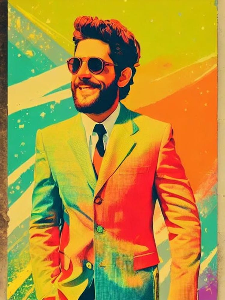 Thomas Rhett 2 Colourful Pop Art