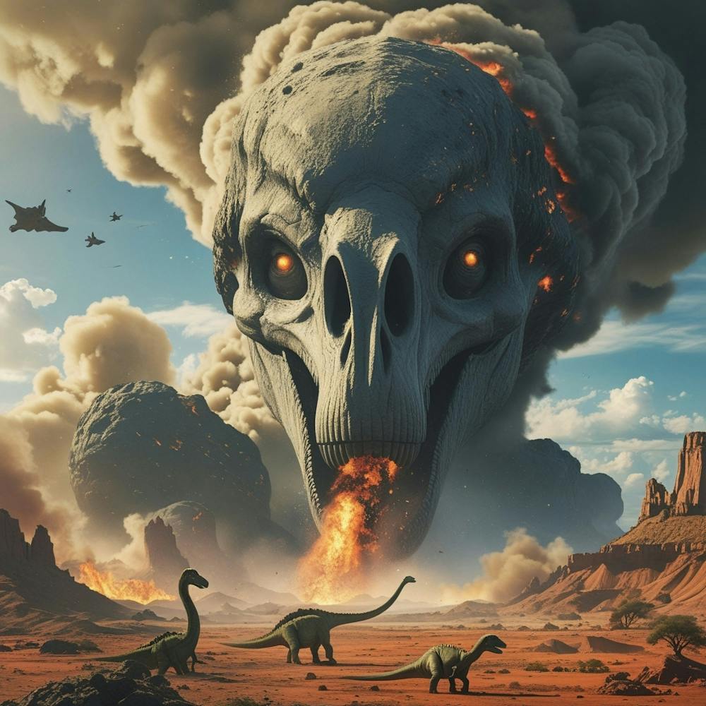 Dinosaurs In The Desert 1