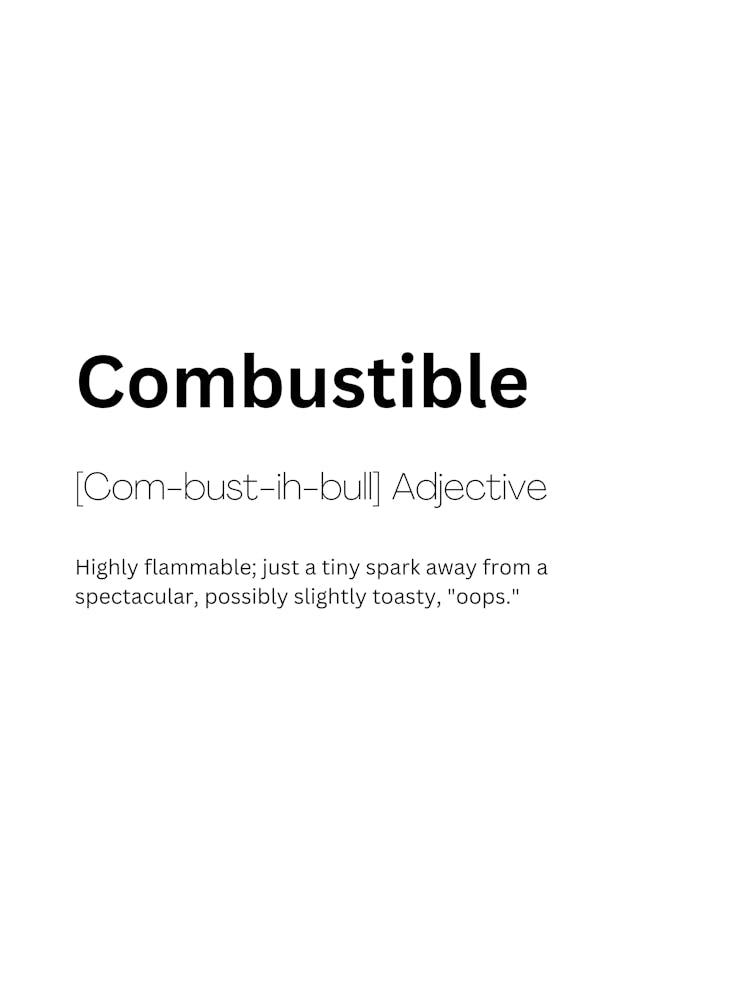 Combustible Definition Meaning