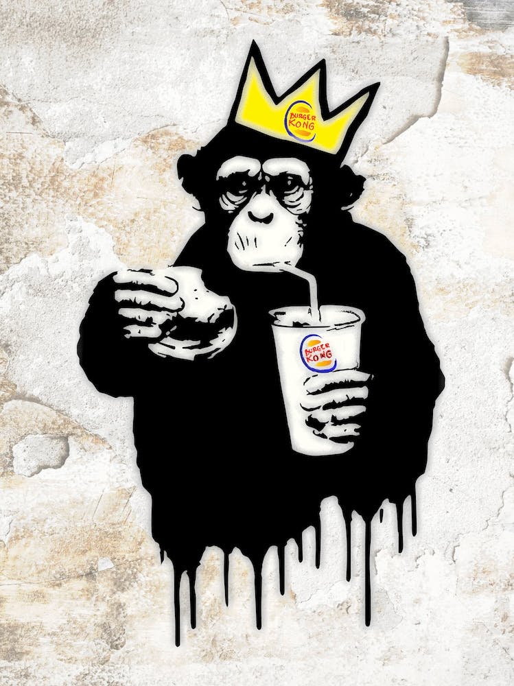 BURGER KONG | HQ Digital version | POP ART WORLD 2023 | www.popart.world