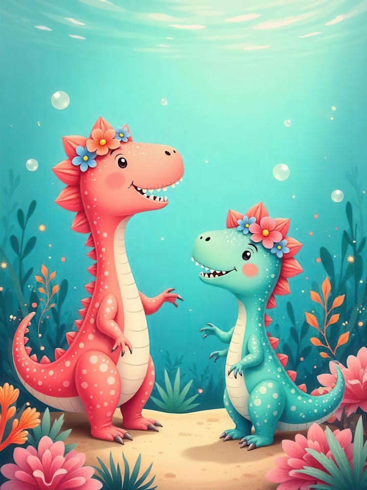 Cute Dinosaurs 1