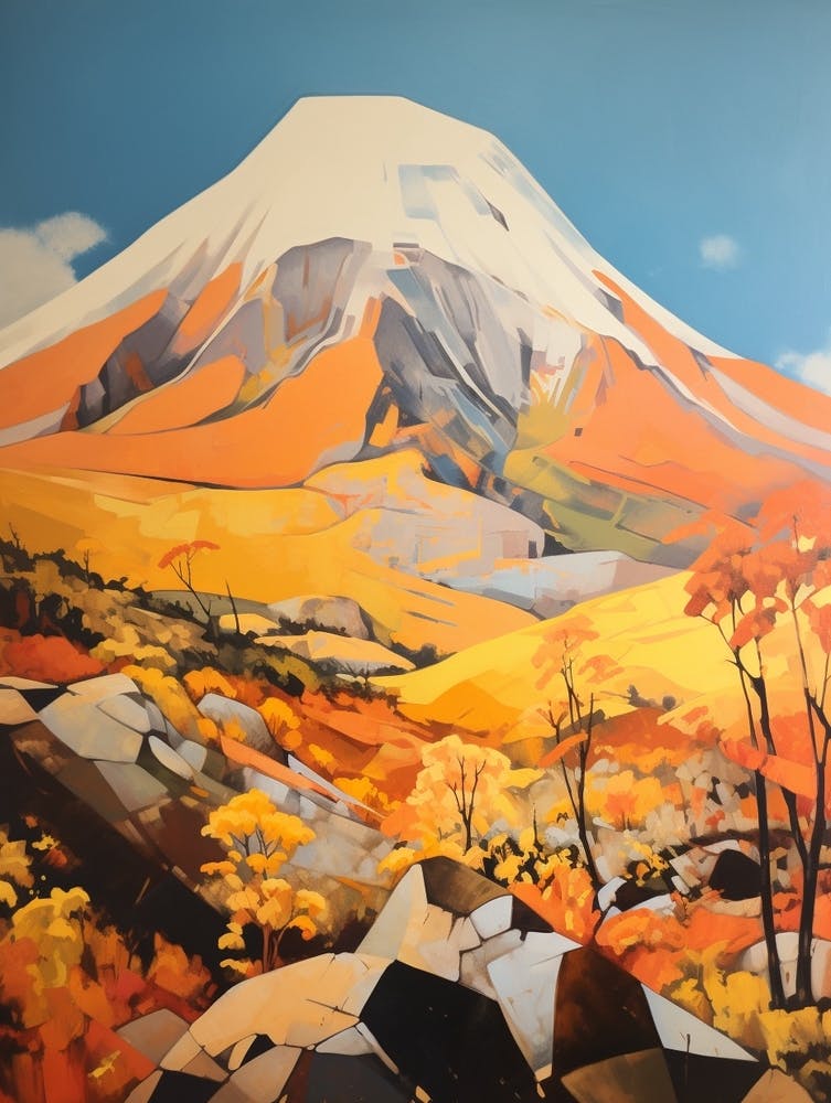 Mount Kilimanjaro 3 Peinture de Montagne