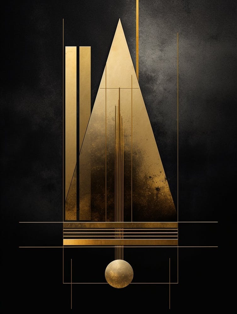 Minimalist Geometry Abstract Illustration 17