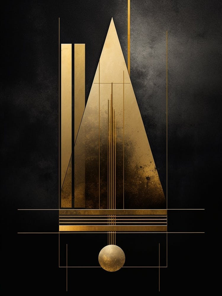 Minimalist Geometry Abstract Illustration 17