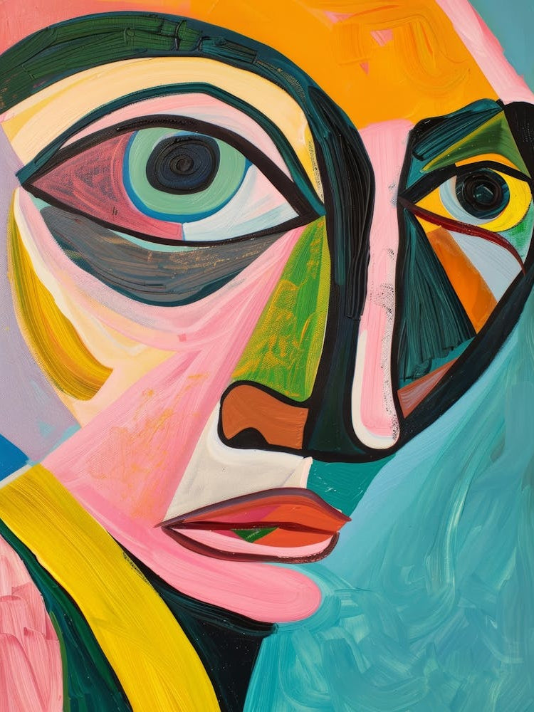 Abstract Of A Woman'S Face 27