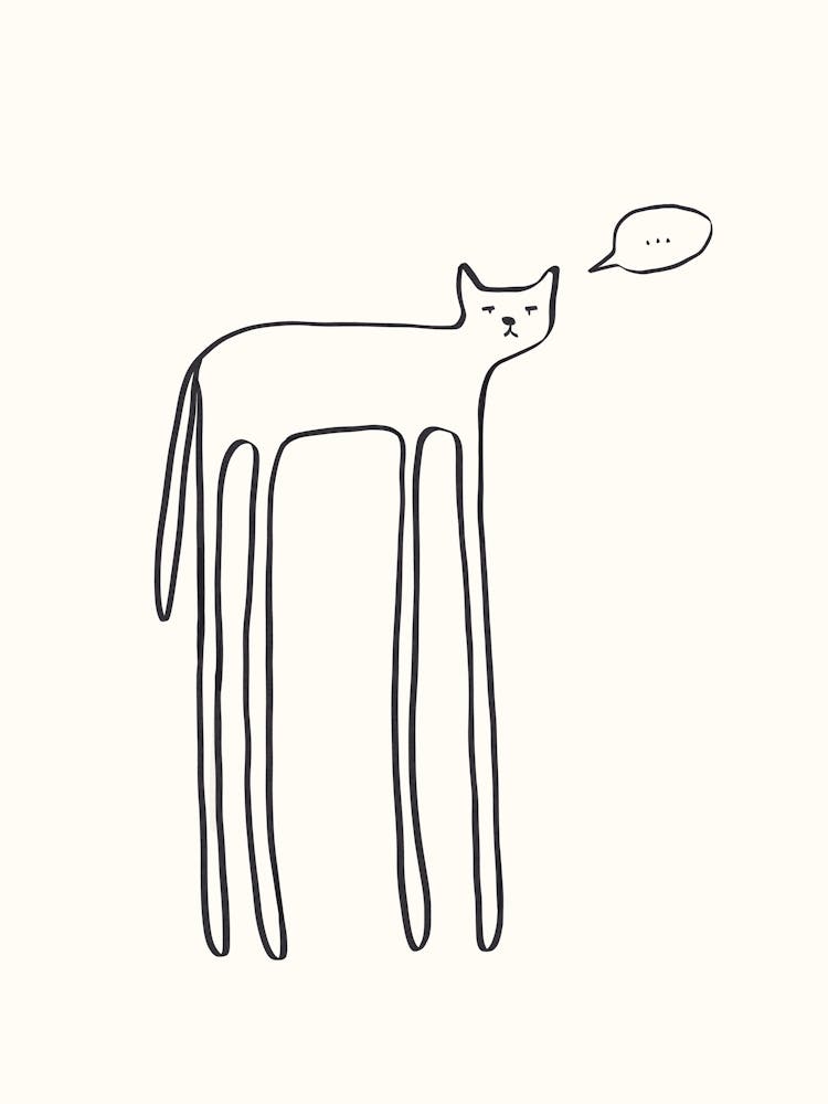 Urteilende Katze