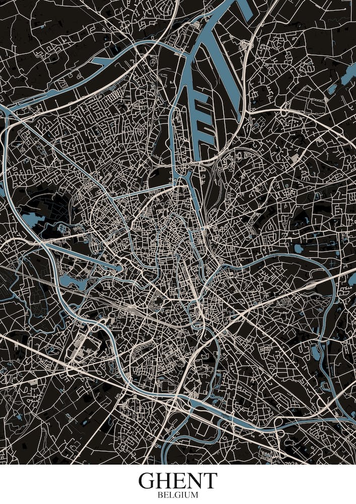 Ghent Black Blue