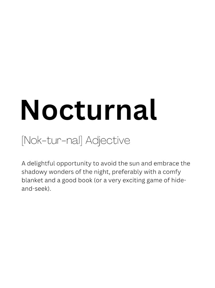 Nocturnal Definition Meaning