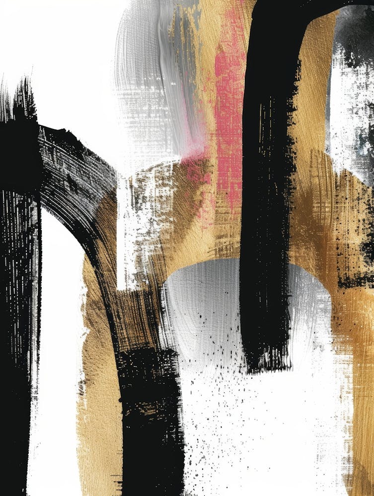 Abstract Brushstrokes Canvas Print 18