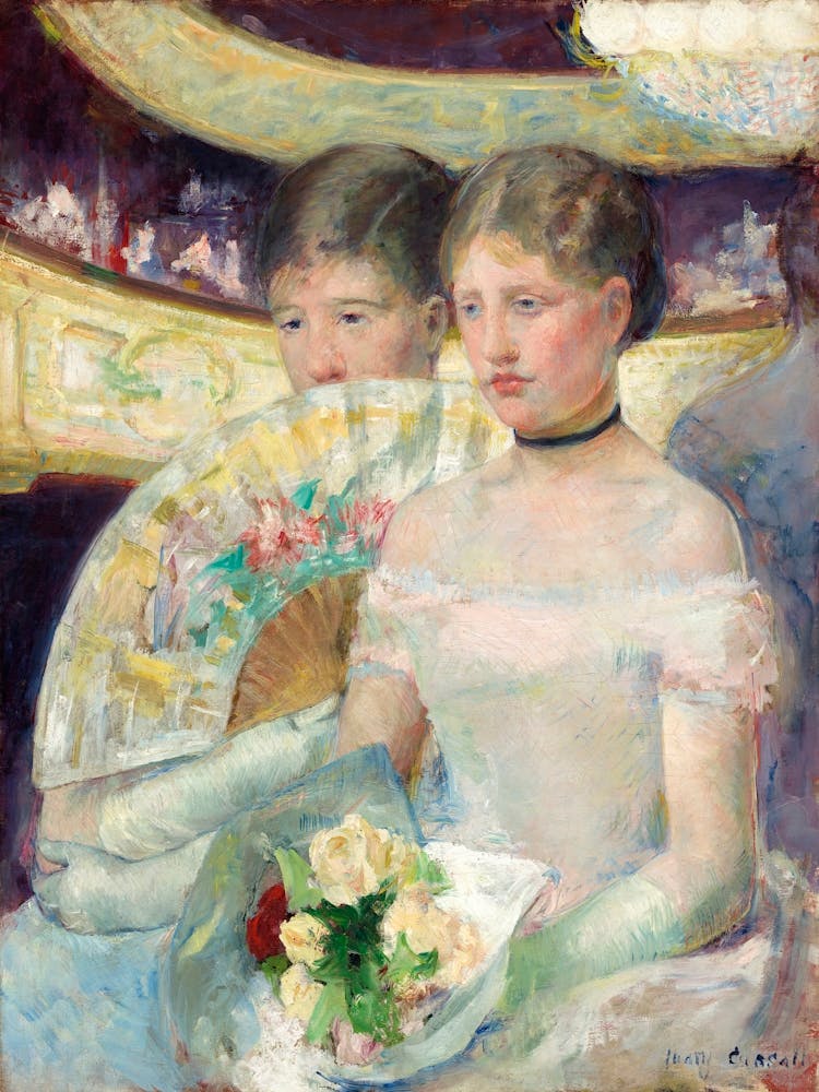 The Loge (1878–1880), Mary Cassatt