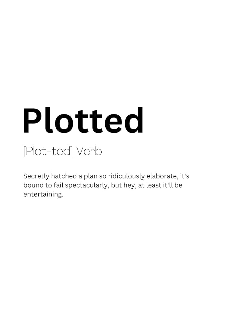 Plotted Definition Meaning