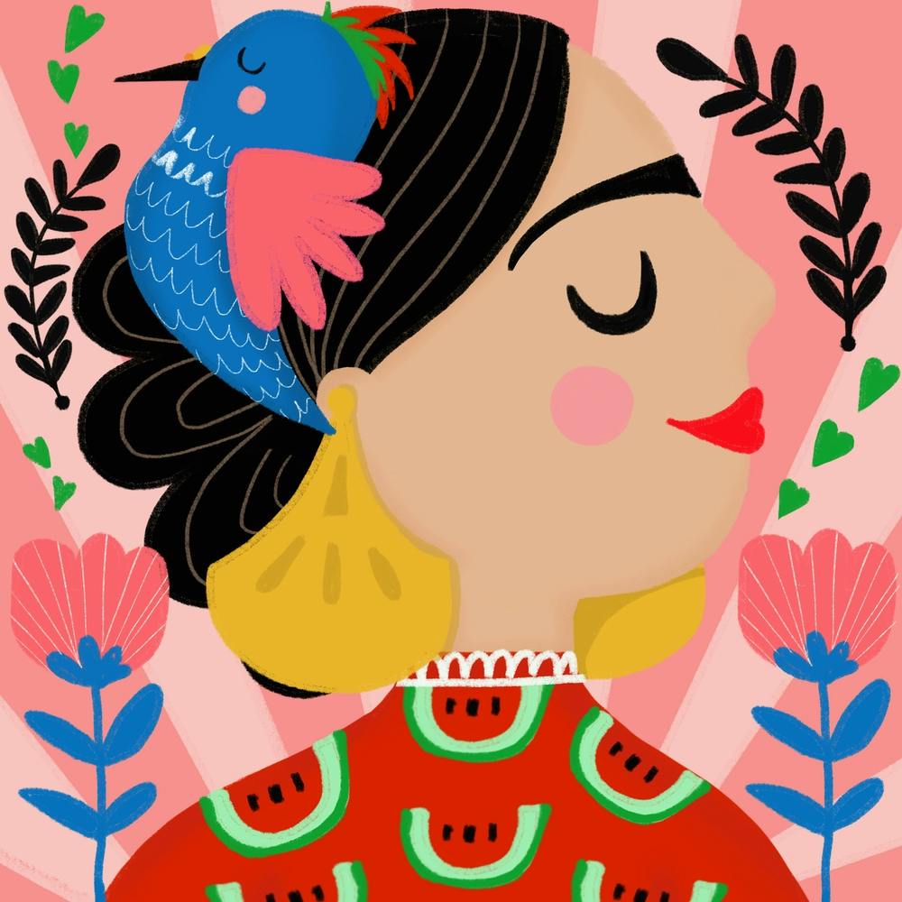 Frida Water Melon Bird