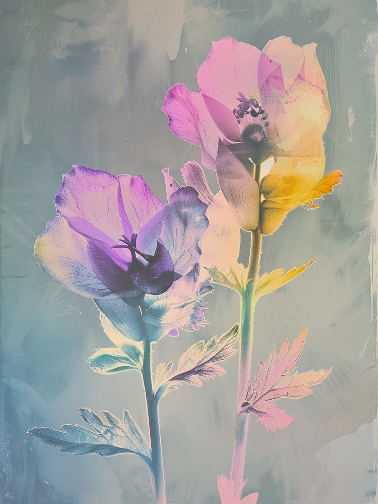 Iridescent Flower Aconitum