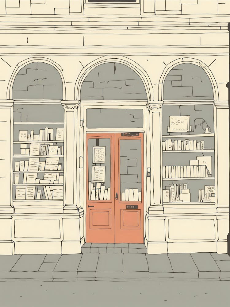 London The Book Nook Pastel Colours 4