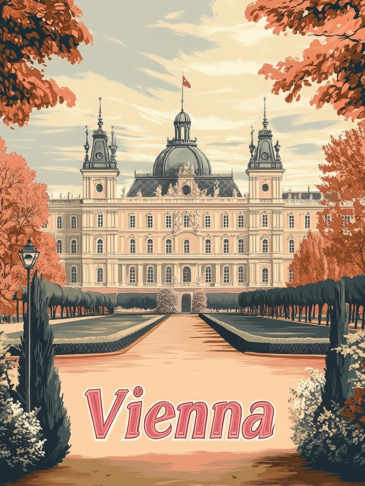 Aihrgdesign A Classic 1960s Travel Poster For Vienna Showcasi Bd094f8c 815e 4bf8 8e36 6339fcbe7c44 1